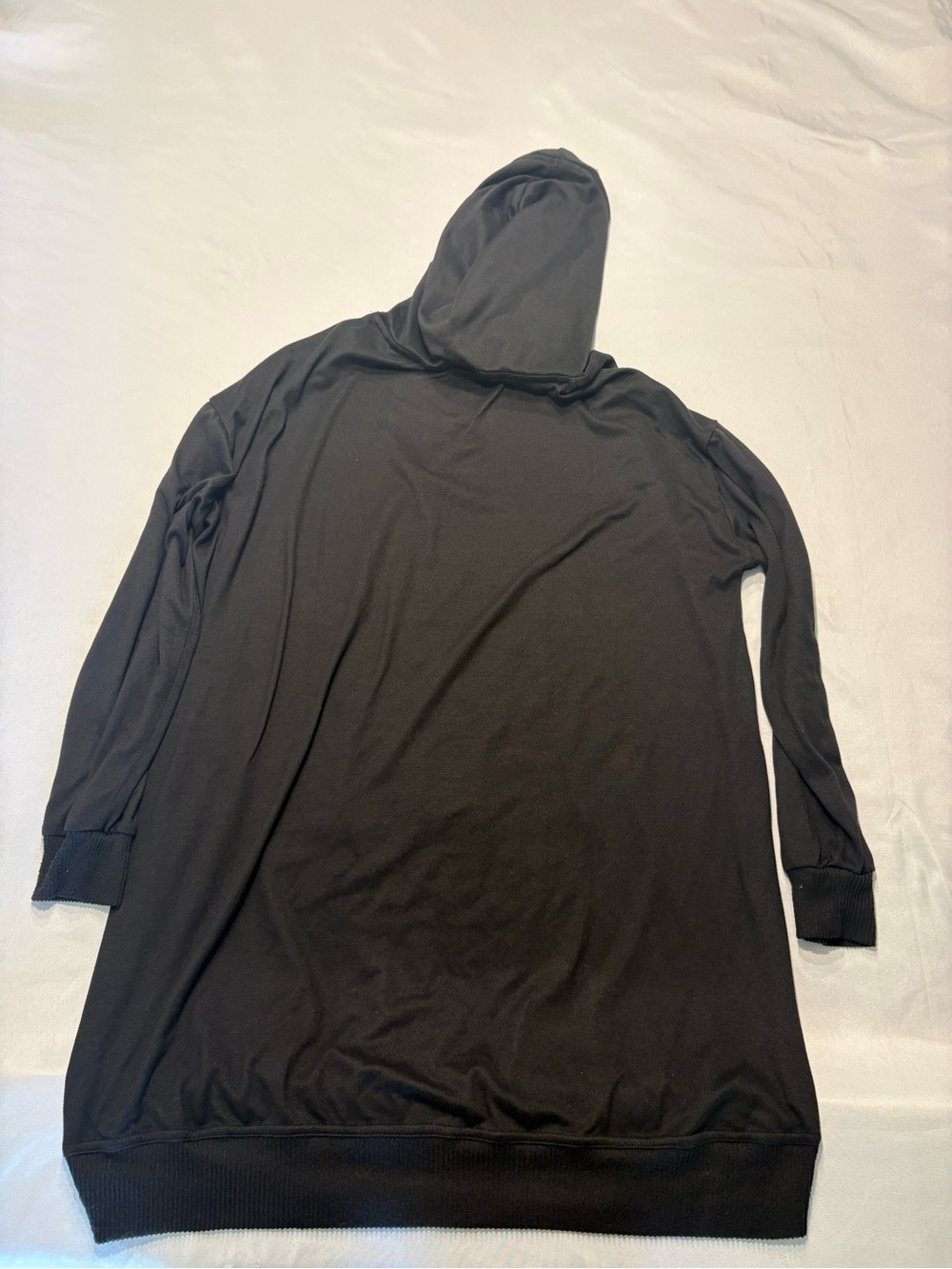 Disney Black Hooded Pullover Sleepwear Nightmare Before Chris Character Print - Picture 3 of 5